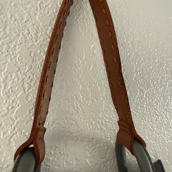 The Sak Gray Shoulder Bag with Brown Handles - Picture 4 of 16
